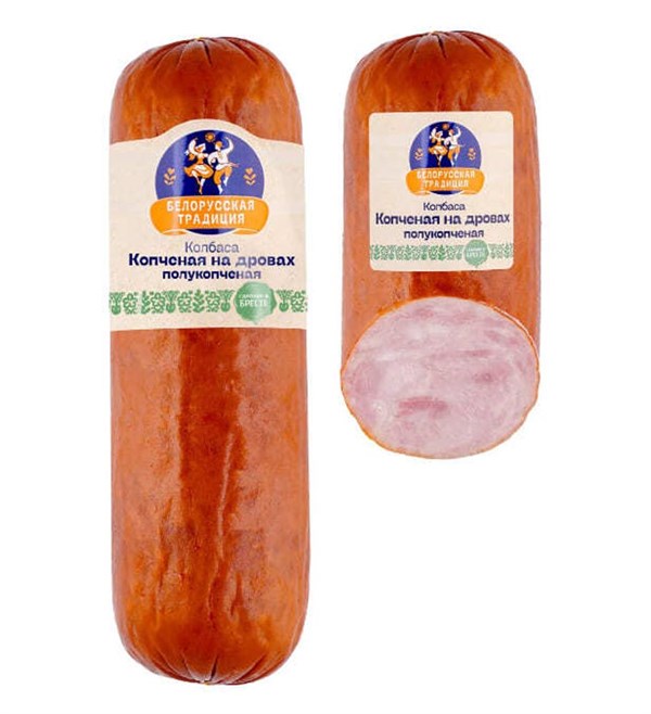 КОЛБАСА КОПЧЕНАЯ НА ДРОВАХ в/с Гродно 100гр 7819 - фото 105