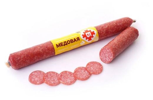 КОЛБАСА МЕДОВАЯ ОСОБАЯ с/в 100 гр Беларусь 8640 - фото 117