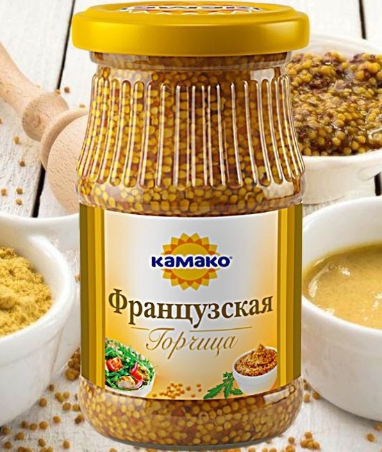 ГОРЧИЦА ФРАНЦУЗКАЯ Камако 170 гр Беларусь 3966 - фото 66