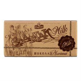 ШОКОЛАД СПАРТАК МОЛОЧНЫЙ  крафт 85 гр 8122