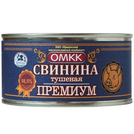СВИНИНА ТУШЕНАЯ  Премиум БЕЛАРУСЬ ОРША 325 гр 7949