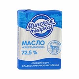 МАСЛО СЛИВ.МИНСКАЯ МАРКА 180 гр 72.5% БЗМЖ Беларусь 8061 - фото 60