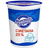 СМЕТАНА "МИНСКАЯ МАРКА" 25% 380гр.БЗМЖ Беларусь 8279 - фото 69